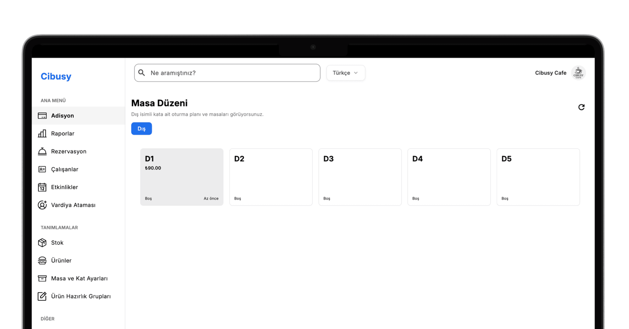 Cibusy POS Dashboard