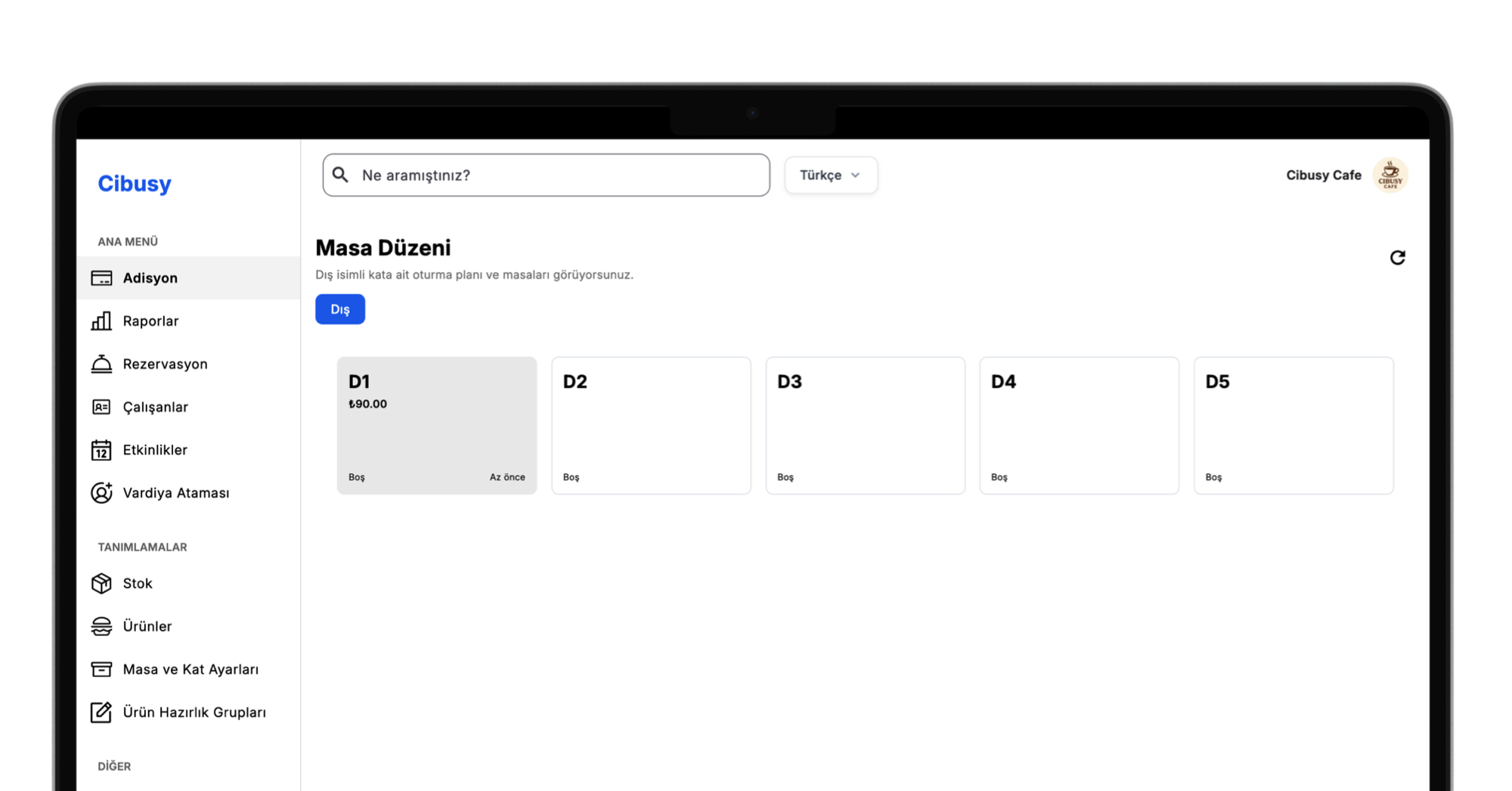 Cibusy POS Dashboard